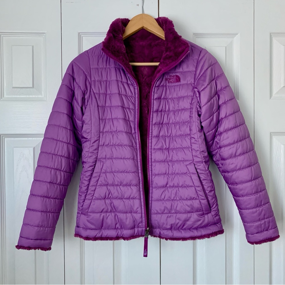 Girls North Face Reversible Jacket